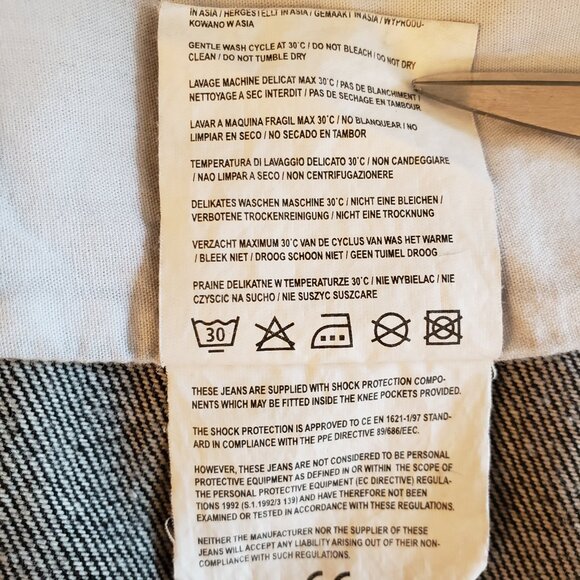 Oxford Super Sliderz Kevlar Reinforced Jeans 40x31 Black - Picture 15 of 16